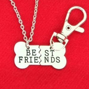 COPY - Best Friend Necklace / Dog Tag